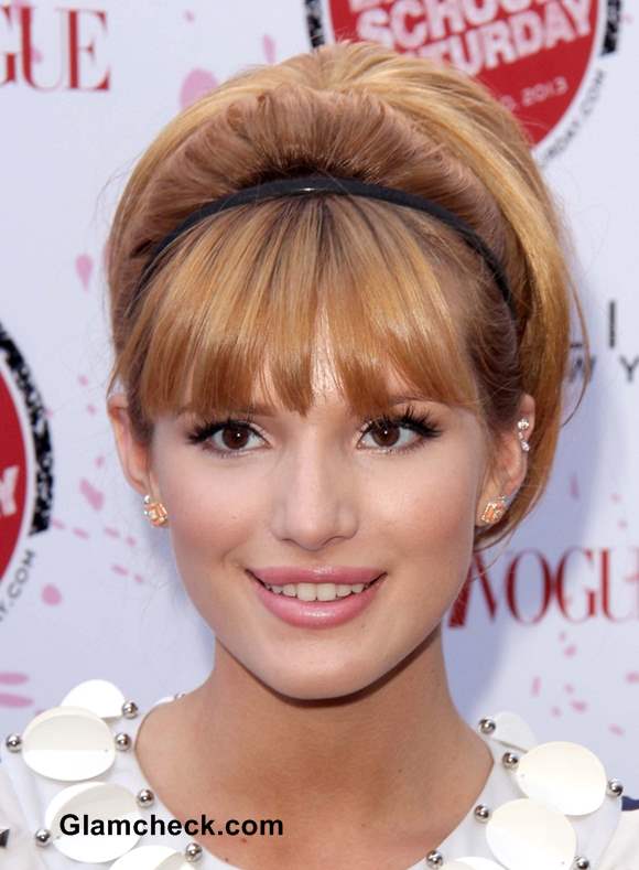 Bella Thorne Hairstyle 2013 Back to School Party