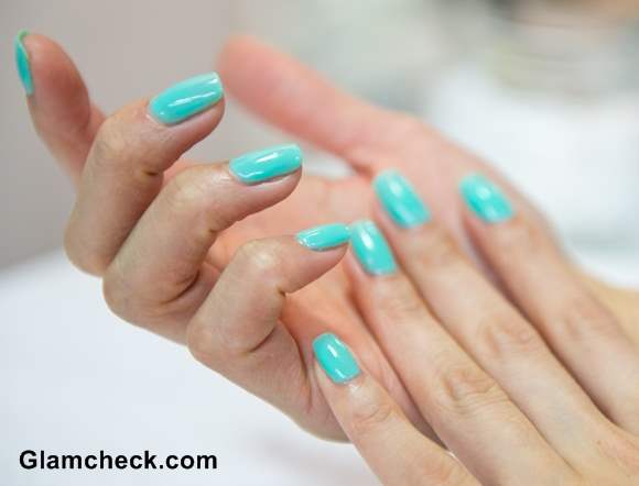 Nail artist's pictures - Gyöngyi Györené Csertán - Blue nails - Gel nail  pictures