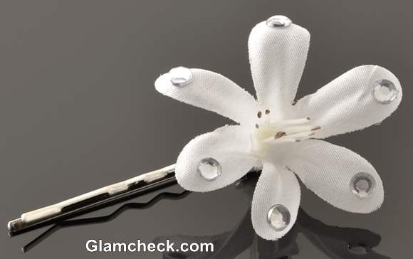 Bobby Pin Flower Hair Clips