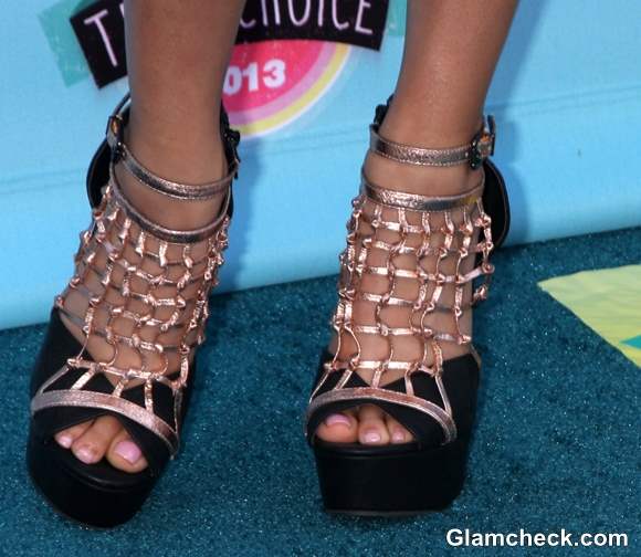 Celeb Footwear 2013 Jessica Sanchez