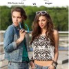 Denim Shorts Style Poll - Wearing It with Denim Jacket VS Singlet