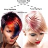 Hair Color Poll - Pixie Hair with Fiery Highlights Vs Pastel Highlights