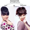 Hairstyle Poll High Ponytail with Bangs - Sleek Vs Dishevelled