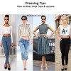 How To Wear Crop Tops and Jackets