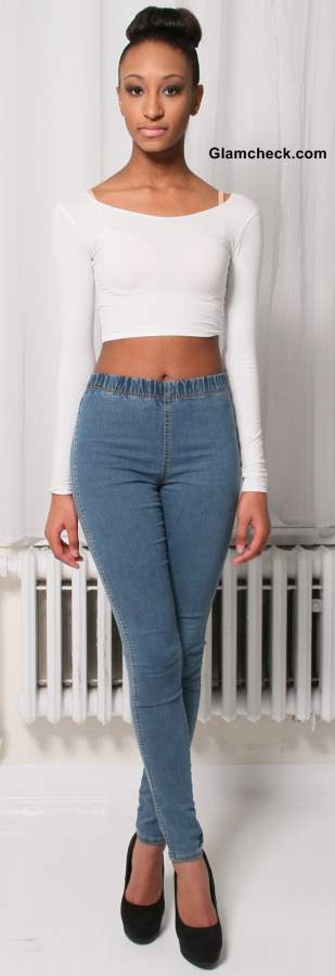 jeggings with short tops