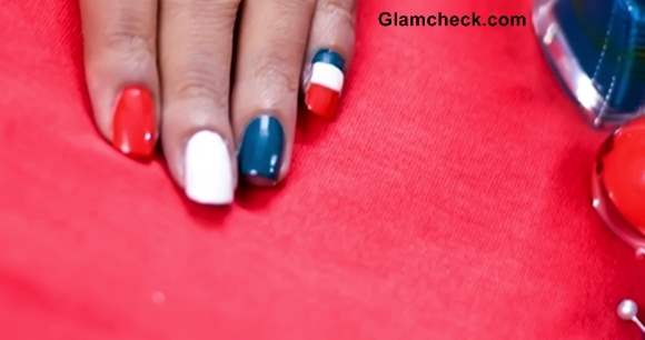 India Independence Day Nail Art