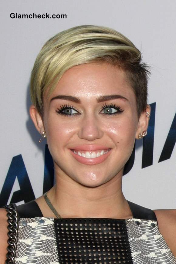 Miley Cyrus Punk Hairstyle 2013