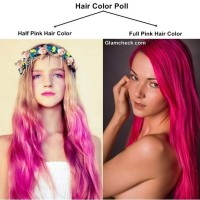 Pink Hair Color Poll Half Vs Full