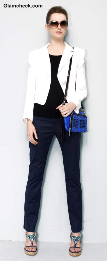 How To Wear Black Pants With A White Shirt And Blazer  Ready Sleek