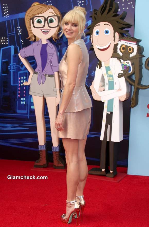 Anna Faris at the Cloudy With a Chance of Meatballs 2 Premiere