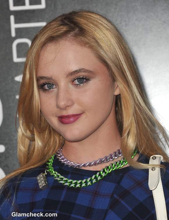 Celeb Accessory - Kathryn Newton Neon Chain Link Neckpiece