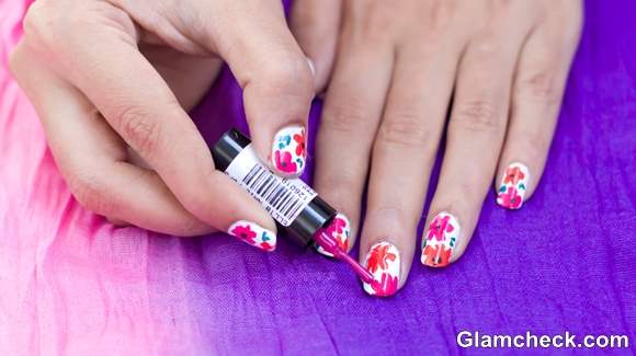 Flower Nail Art DIY