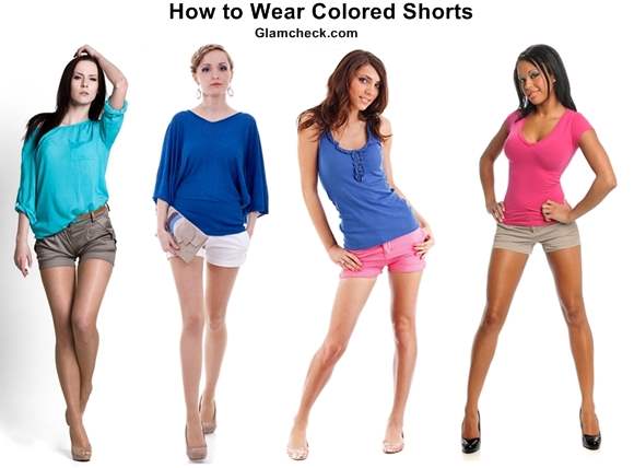 How to Wear Colored Shorts