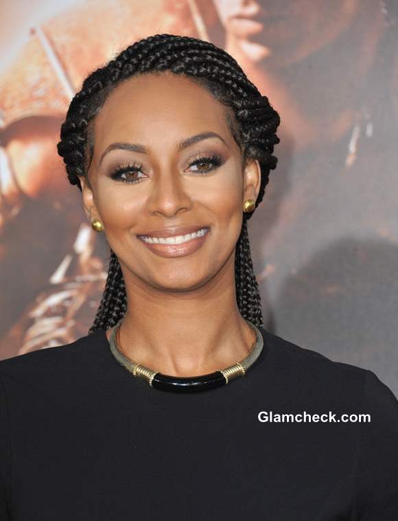 Keri Lynn Hilson Cornrow Hairdo 2013