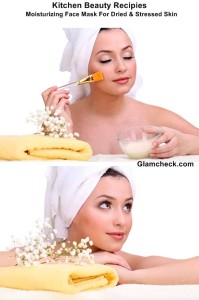 Kitchen Beauty Recipes - Moisturizing Face Mask For Dried Stressed Skin