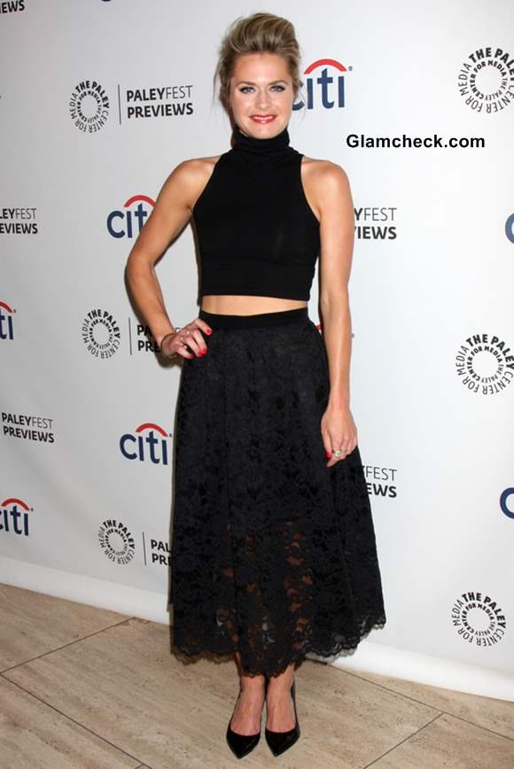 Maggie Lawson In Black at the Paleyfest Previews