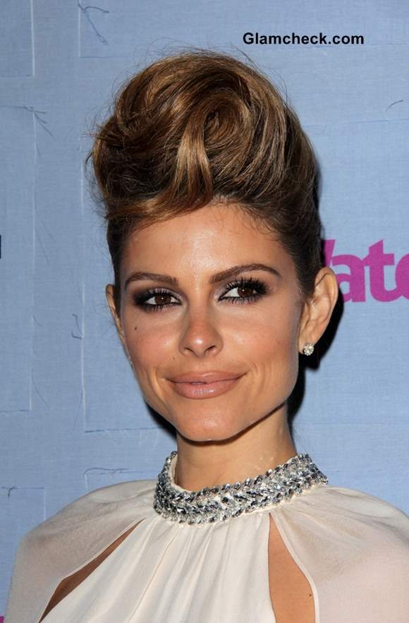 Maria Menounos Pompadour Hairstyle 2013