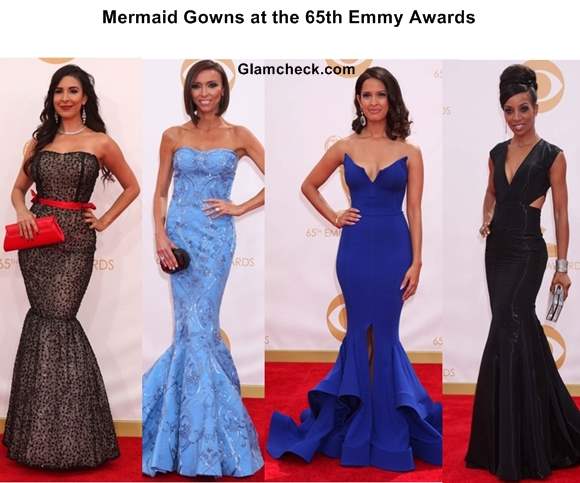 Mermaid Gowns at the 65th Emmy Awards