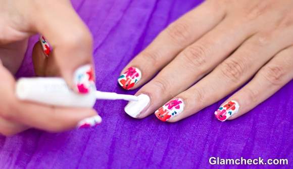 Tropical Nail Art DIY Flower Nail Art