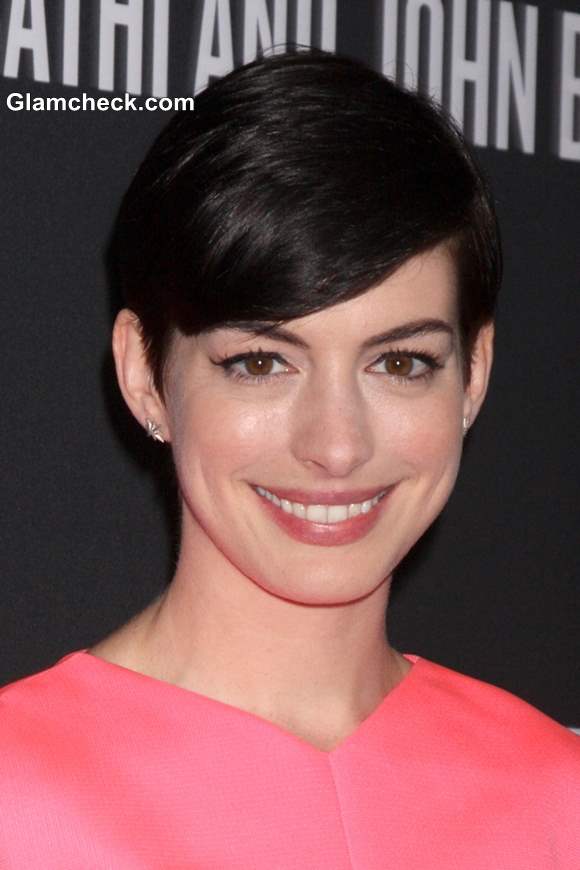 Anne Hathaway Pixie Hair 2013