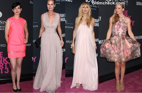 Celebrities In Pink Gowns + Celebrities In Pink