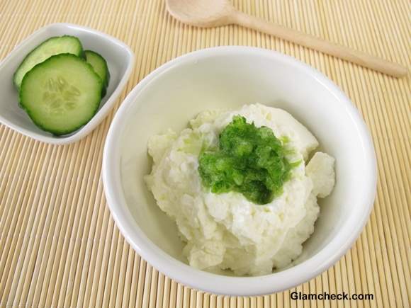 DIY Cucumber Face Mask for Oily Acne-Prone Skin