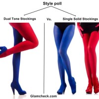 Dual Tone Stockings vs Single Solid Stockings