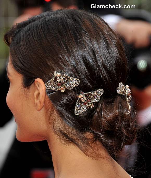 Hair Accessory Freida Pinto embellished Hair Clips