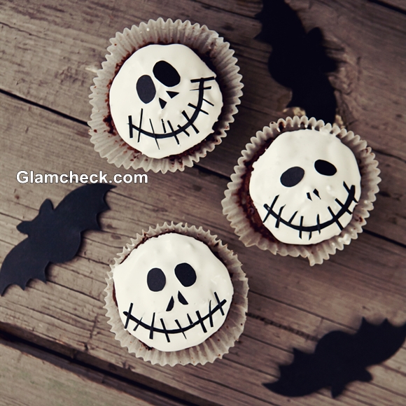 Halloween Cupcakes Ghost decoration