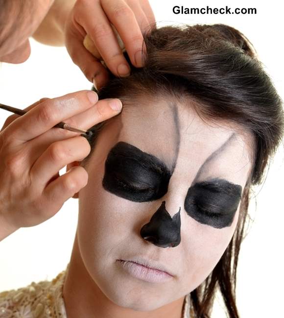 Halloween Skull Face Makeup