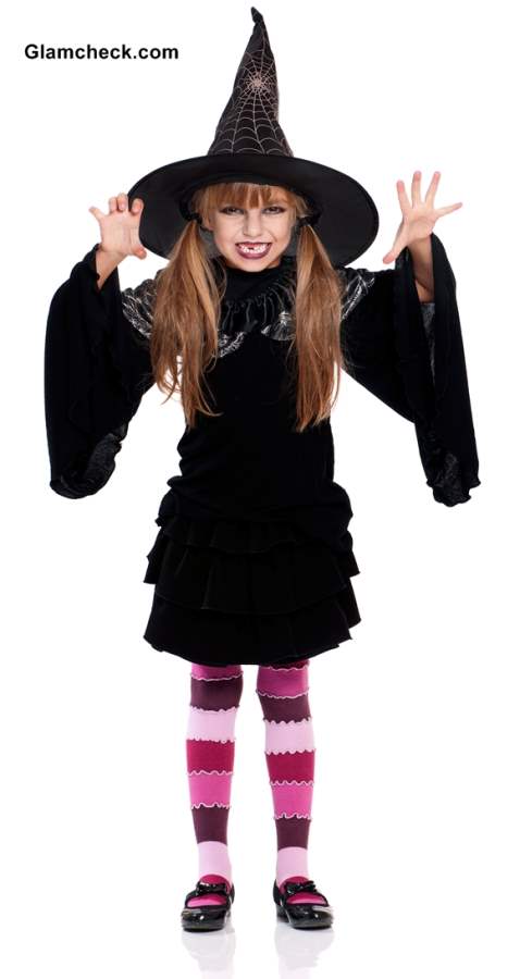 Halloween Witch Look for little girls