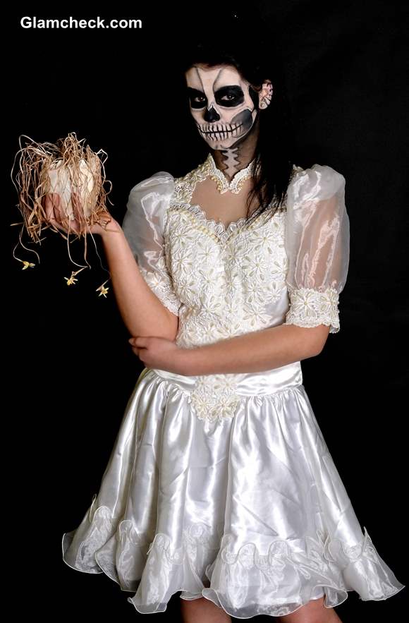 Horror Bride Makeup for Halloween