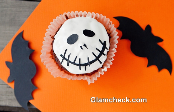 Jack Skellington cupcakes for Halloween