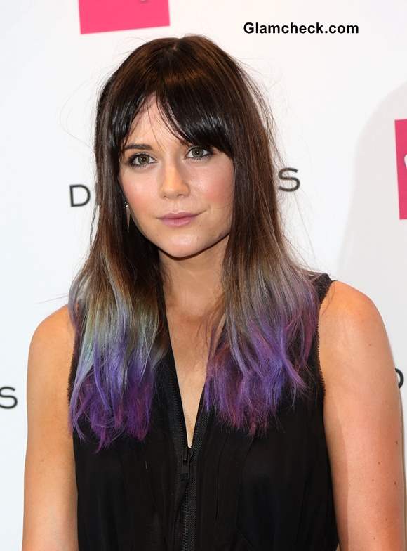 Lilah Parsons Purple Hair Color