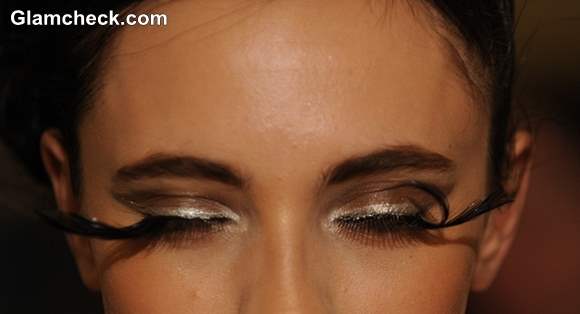 Makeup Trend S-S 2014 – Dramatic Feather Eyelashes Pamela Gonzales