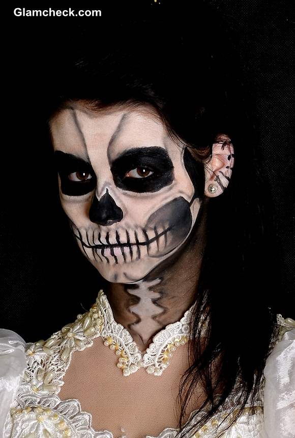 Scary Skull Face Makeup Tutorial Halloween