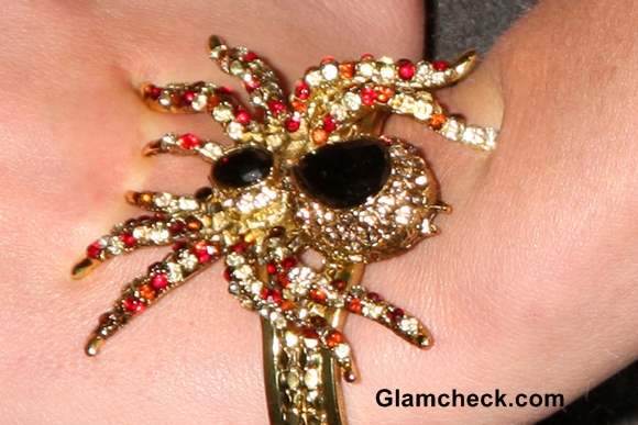 Scheana Marie Dons Spidery Bracelet to TV Show Parties 2013