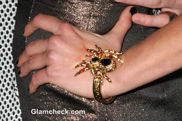 Scheana Marie Dons Spidery Bracelet to TV Show Parties