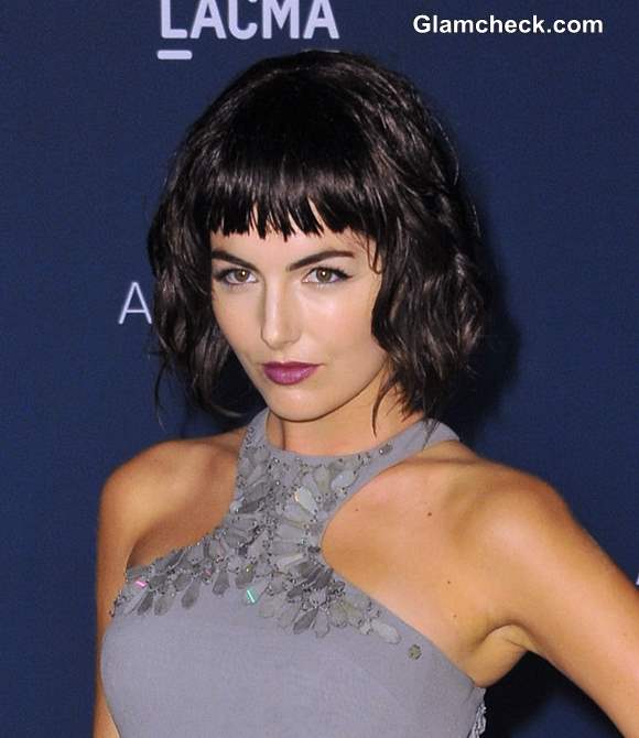 Camilla Belle Hairstyle 2013 Choppy Bangs and Messy Bob