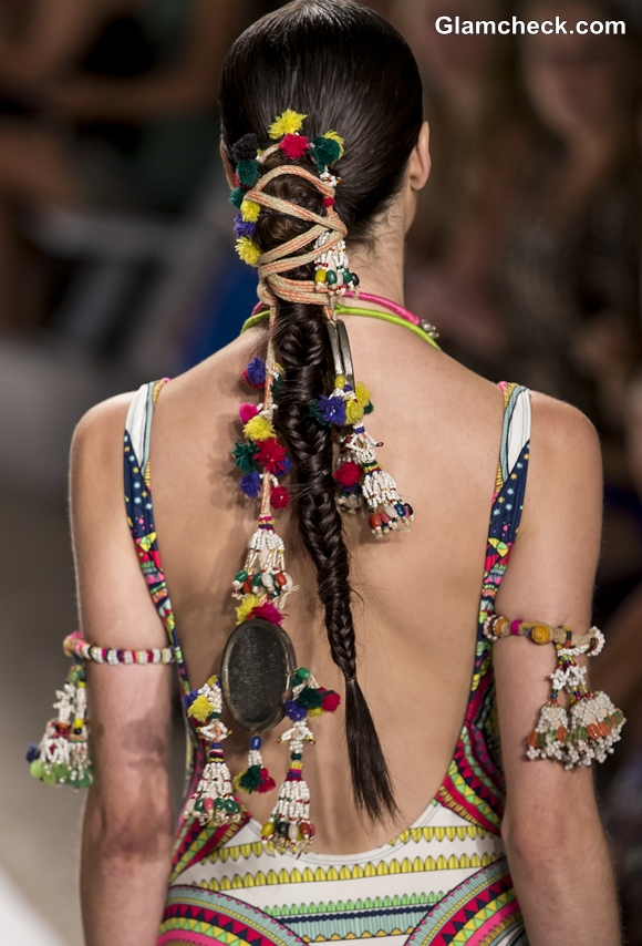 Fusion Hair Accessory – Indian Parandi Inspired Hair Tie