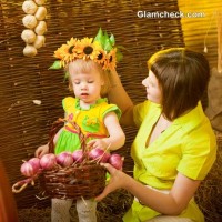 Thanksgiving Hairstyles for Little Girls – Sunflower Wreath