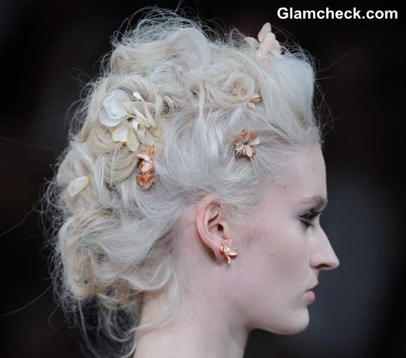 Flower Hairstyle and Accessory Trend SS 2014 –