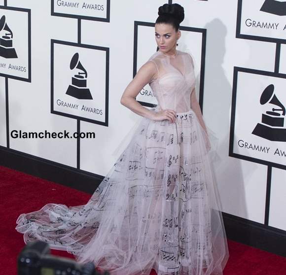 Katy Perry in Valentino at 59th Grammy Awards