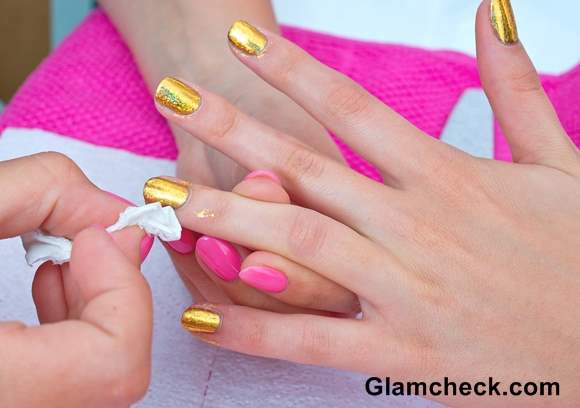 Nail Art with transfer foil