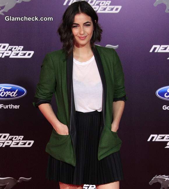 Alanna Masterson at the premiere of DreamWorks Pictures Need for Speed