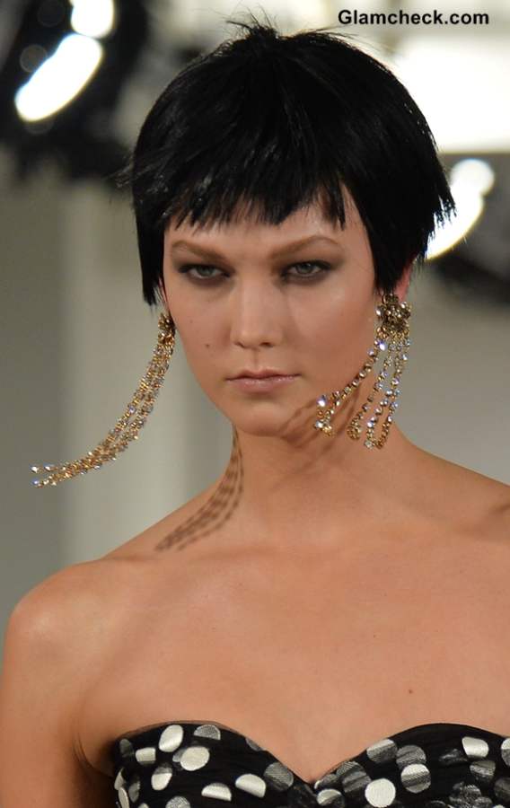 Style Pick - Curtain Style Earrings seen at Oscar De La Renta Show