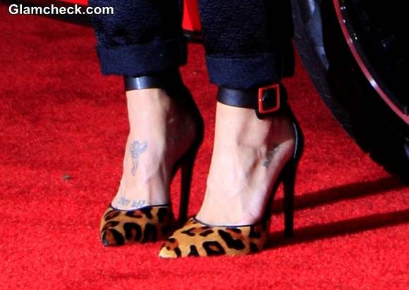 leopard printed pumps