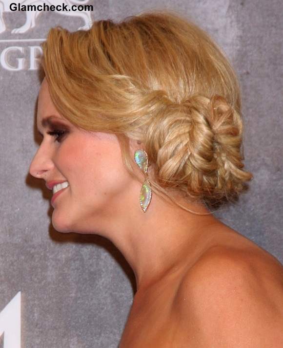 Miranda Lambert Wows with Braided Side Chignon