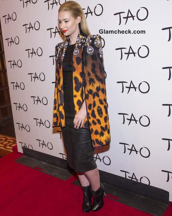 Azalea Goes Animalistic at Tao Nightclub Event