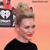 Hilary Duff Top Knot Hairstyle 2014